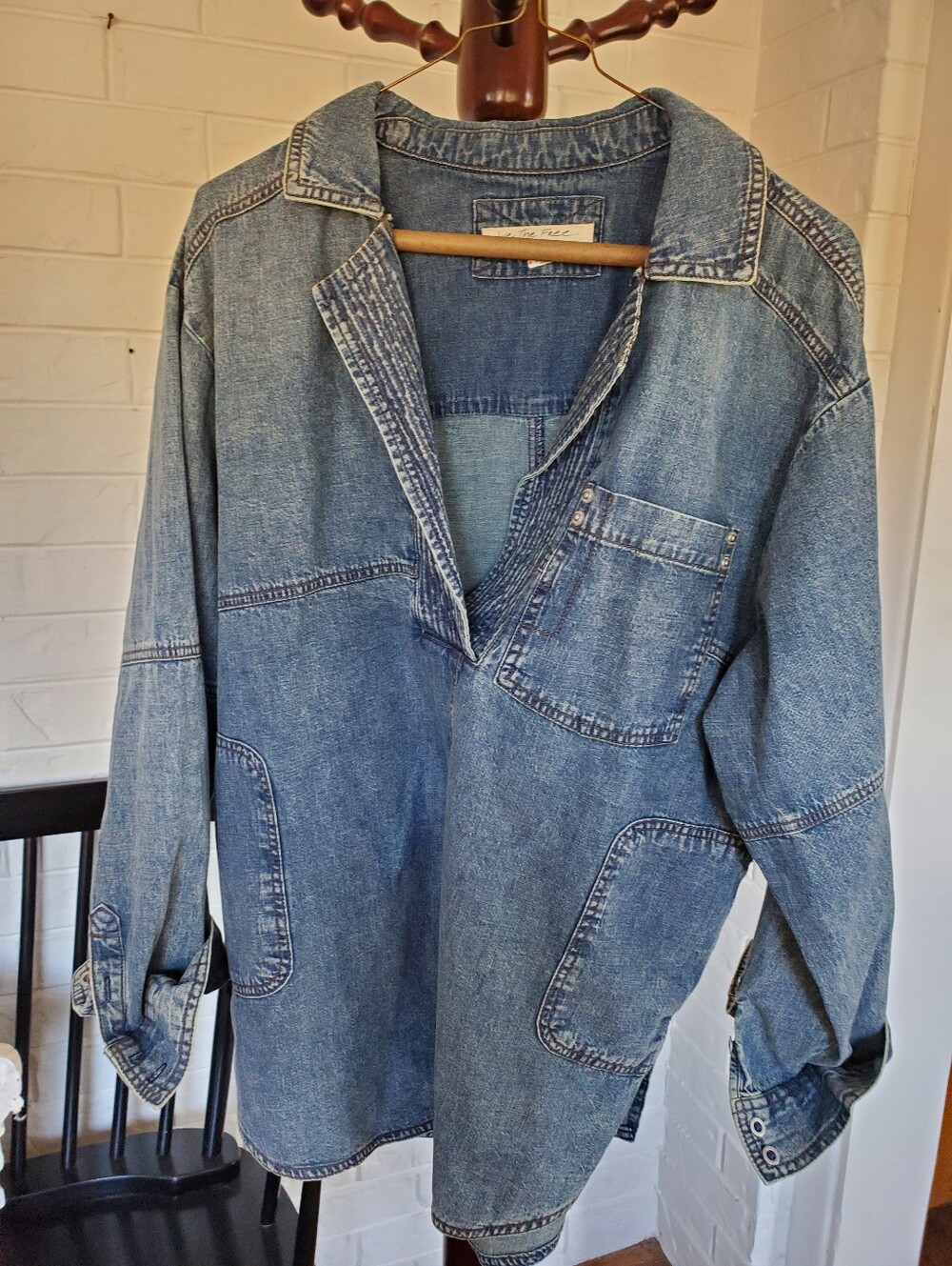 We The Free - Peyton Denim Pullover